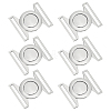6Sets Zinc Alloy Side Release Buckles FIND-BC0013-98B-1