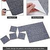 ARRICRAFT Sound-absorbing Felt Board AJEW-AR0001-05-4