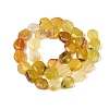 Dyed & Heated Natural Agate Beads Strands G-N359-15A-05-3