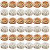 50Pcs 2 Colors Brass Rhinestone Beads KK-PA0001-04-1