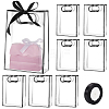 24Pcs Rectangle PVC Gift Bags with Hole Handle for Candy ABAG-BC0001-64-1
