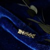 Hollow Out Leaf Brass Micro Pave Clear Cubic Zirconia Finger Rings FS-WGFDF8C-01-2