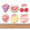 Embossed Printed Acrylic Pendants AC-CBAC02B-06-3