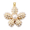 Brass Pendants X-KK-C094-04G-1