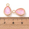 Alloy Glass Pendants GL-CBA7A25-01G-3
