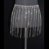 Full Crystal Rhinestone Tassel Skirt Body Chains WGA3B2D-14-1