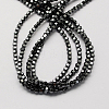 Non-magnetic Synthetic Hematite Beads Strands G-Q895-18-1