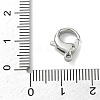 304 Stainless Steel Lobster Claw Clasps STAS-P423-06P-3