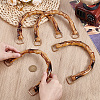 4Pcs 2 Styles Resin Imitation Bamboo Bag Handles DIY-BBC0002-90B-3