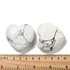 Natural Howlite Statues Ornaments G-P531-03N-3