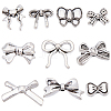 100Pcs 10 Styles Tibetan Style Alloy Beads FIND-BM0001-50-1