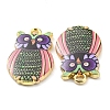 Printed Alloy Pendants ENAM-D051-16G-04-3