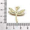 Rack Plating Brass Micro Pave Cubic Zirconia Pendants KK-K401-75G-3