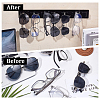 4 Bags Acrylic Wall-Mounted Display Races for Eyeglasses ODIS-GO0001-20-3