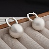 Round Brass Hoop Earrings for Women EJEW-U055-06S-1