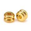 Long-Lasting Plated Brass Spacer Beads KK-D160-21G-2
