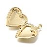 Valentine's Day Brass Heart Locket Pendants KK-D431-035I-G-2