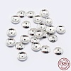 925 Sterling Silver Bead Caps STER-G022-06S-8mm-3