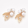 Alloy Rhinestone Cabochons PALLOY-T066-18KC-1