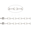 Tarnish Resistant 304 Stainless Steel Dapped Chains STAS-B040-01P-2