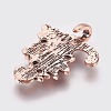 Eco-Friendly Zinc Alloy Hook Clasps LS-PALLOY-WH0031-03R-6