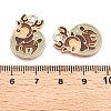 Christmas Theme Alloy Enamel Pendants ENAM-T020-10M-3