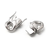 304 Stainless Steel Twister Clasps STAS-D382-05E-P-2