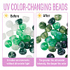 30Pcs 3 Colors Resin UV Reactive Beads RESI-TA0005-67B-5
