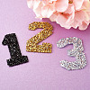 Glitter Hotfix Rhinestone DIY-TA0003-17-12