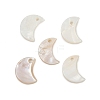 Moon Freshwater Shell Charms SHEL-M005-06-1