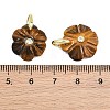 Natural Tiger Eye Pendants GG-NH0016-01G-07-3