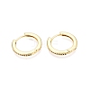 Brass Micro Pave Cubic Zirconia Hoop Earrings for Women EJEW-N054-57G-2