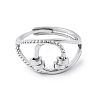 Rotatable Finger Cuff Rings for Women LS-RJEW-S402-01P-2