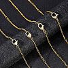 8Pcs 4 Styles Eco-Friendly Brass Lobster Claw Clasps KK-FH0004-33-2