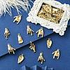 30Pcs 5 Styles Alloy Rhinestone Pendants FIND-CJ0002-42-5
