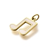 304 Stainless Steel Enamel Charms STAS-R153-15G-2