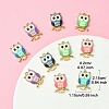 10Pcs 5 Colors Printed Alloy Pendants FIND-YW0004-46B-3