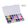 24 Colors Handmade Polymer Clay Beads CLAY-TA0001-05-17