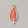 Thanksgiving Day Alloy Enamel Pendants PALLOY-WH0107-02B-KCG-1