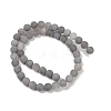 Natural Druzy Agate Beads Strands G-NH0024-A02-8mm-4