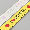 School Season Theme Polyester Printed Grosgrain Ribbon OCOR-WH20006-20D-2