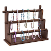3-Tier Wooden Bracelet Organizer Display Riser Stands ODIS-WH0030-277B-1