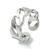 304 Stainless Steel Open Cuff Ring RJEW-L110-037P-1