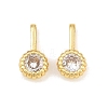 Brass Pave Cubic Zirconia Charms KK-K340-45G-02-1