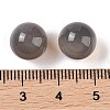 Natural Grey Agate No Hole Sphere Beads G-K353-04A-06-3