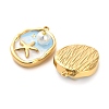 304 Stainless Steel Enamel Pendants STAS-B084-03G-02-2