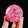 Crack Glass Crystal Ball Diaplay Decoration PW-WGEC563-01-3