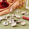 15Pcs 3 Size Stainless Steel Brooch Cabochon Bezel Settings FIND-OC0001-79-5