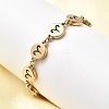 12 Constellations 304 Stainless Steel Link Chain Bracelets BJEW-I239-01G-06-1