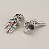 Tibetan Style Alloy European Dangle Charms FIND-TAC0001-65-1